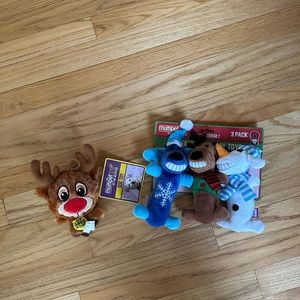 Christmas themed dog toys